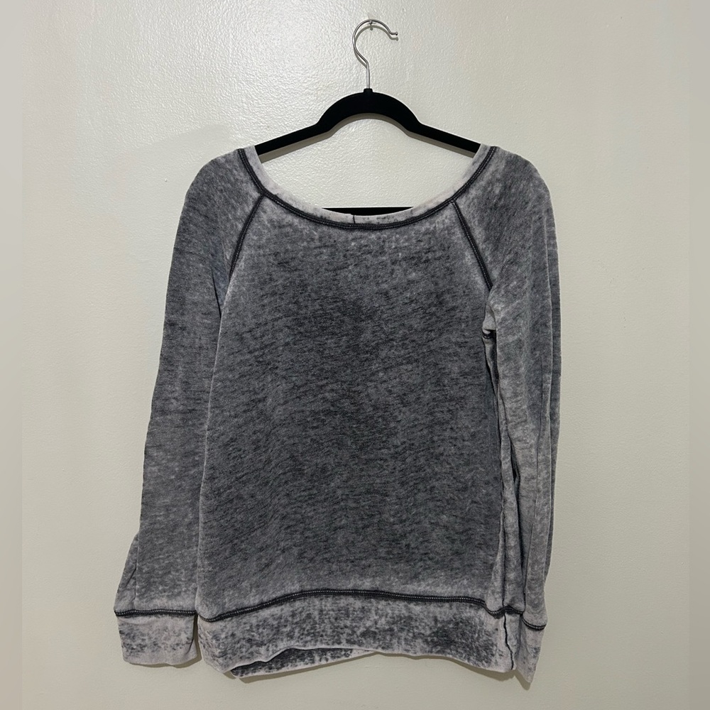 BELLA CANVAS | ‘Hale & Habit’ Canvas Charcoal Graphic Sweatshirt, Size Large - Picture 2 of 4